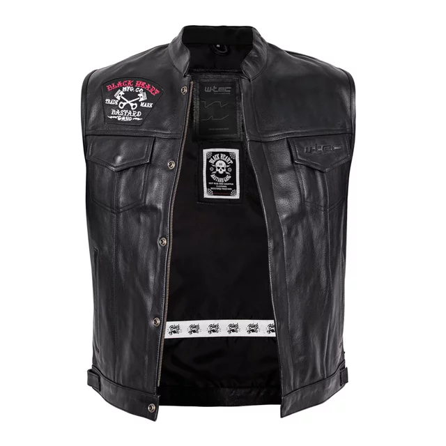 Moto vesta W-TEC Black Heart Rumbler II - černá