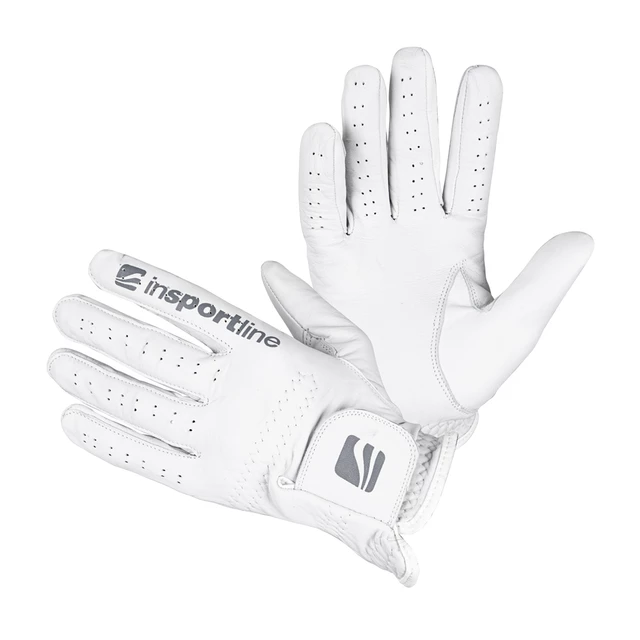 Women’s Leather Gloves inSPORTline Elmgreen Lady - Creamy White - Creamy White