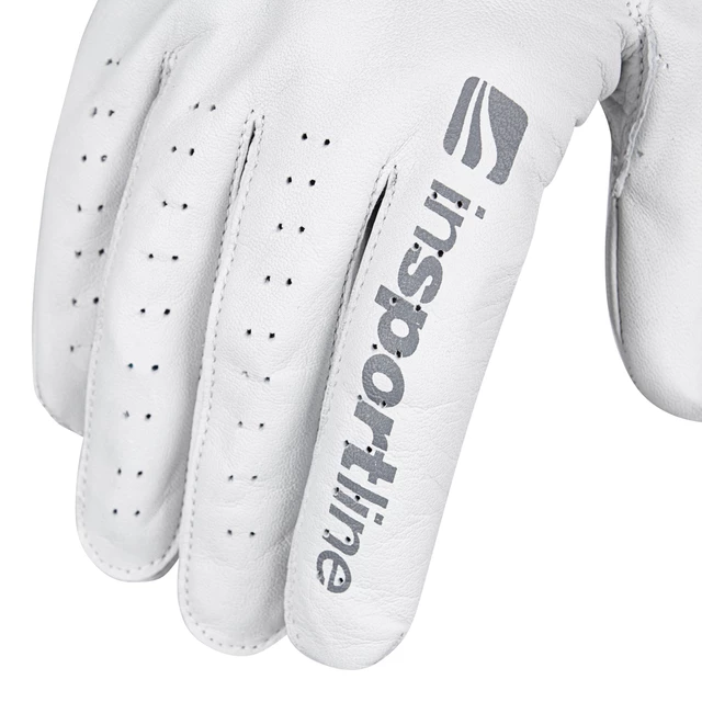 Women’s Leather Gloves inSPORTline Elmgreen Lady - Creamy White