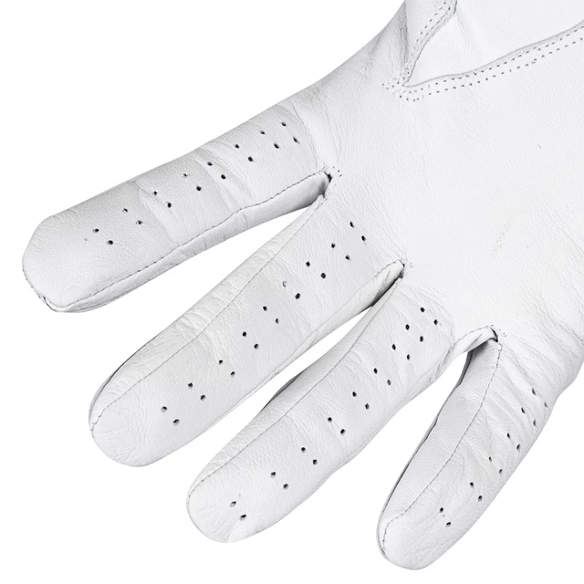 Dámske kožené rukavice inSPORTline Elmgreen Lady - krémovo biela, L