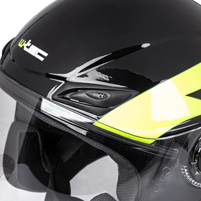 Motorcycle Helmet W-TEC Nankko Black-Fluo - S(55-56)