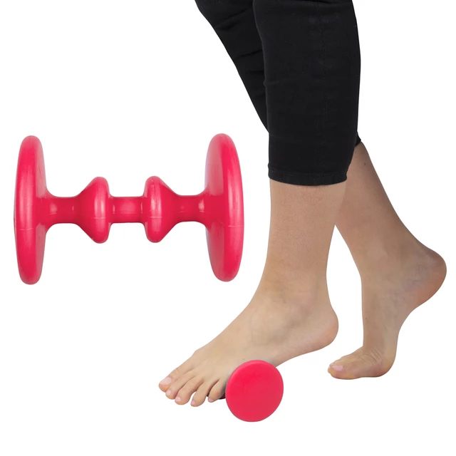 Foot Massager inSPORTline Emms - Red - Red