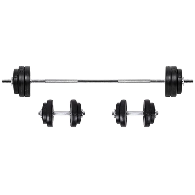 Dumbbell Set w/ Dip Station inSPORTline Power Tower 3-50 kg