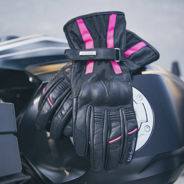 Women’s Leather Motorcycle Gloves W-TEC Pocahonta - M