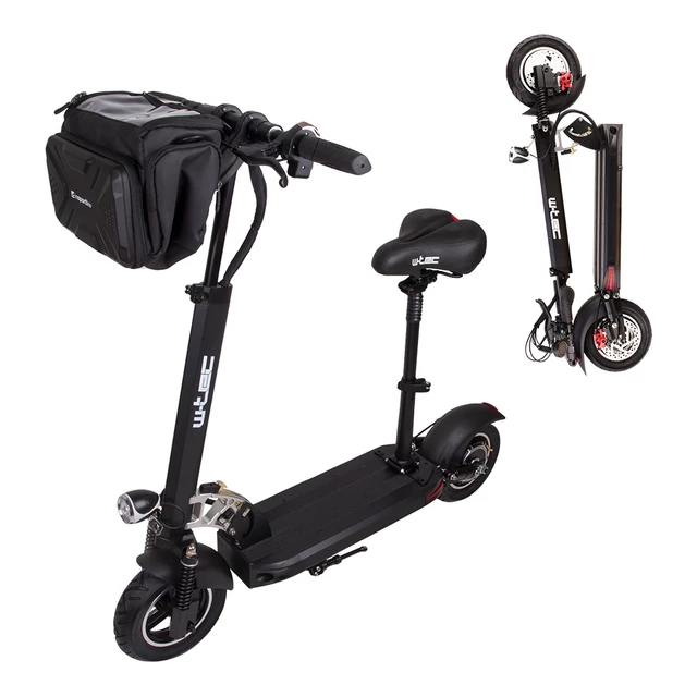 W-TEC Tenmark II Elektroroller mit Sitz und Lenkertasche