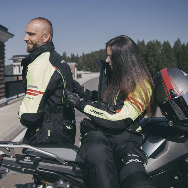 Dámske kožené moto rukavice W-TEC Perchta - XL