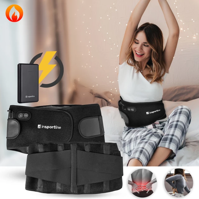 Heated Waist Belt inSPORTline eHeatage w/ Power Bank PowerFive 5000 mAh