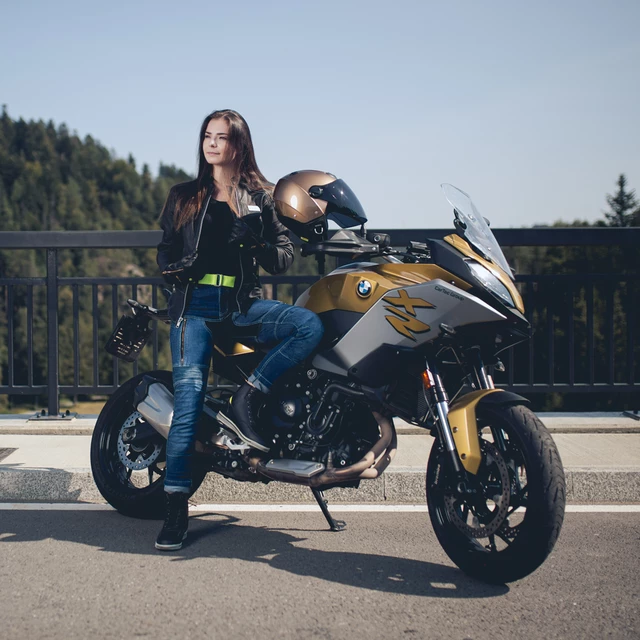 Women’s Leather Motorcycle Jacket W-TEC Hagora - XXL