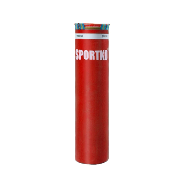 Worek bokserski SportKO Elite MP0 35x130 cm / 30kg - Czarny - Czerwony
