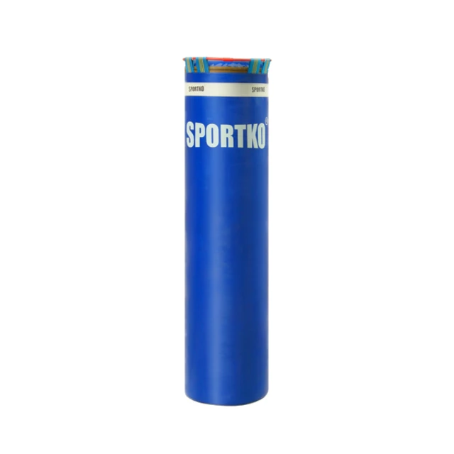 Worek bokserski SportKO Elite MP0 35x130 cm / 30kg - Czarny - Niebieski