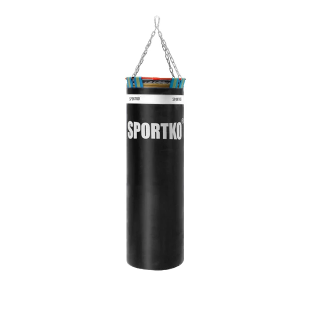 Boxovací pytel SportKO Elite MP22 35x110cm / 40 kg - modrá - černá
