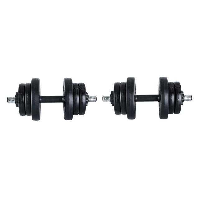 Jednoruční nakládací činkový set inSPORTline DBS2181 2 x 3-10 kg - rozbaleno