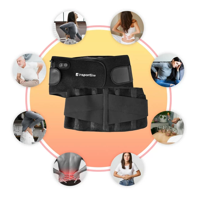 Heated Waist Belt inSPORTline eHeatage w/ Massage