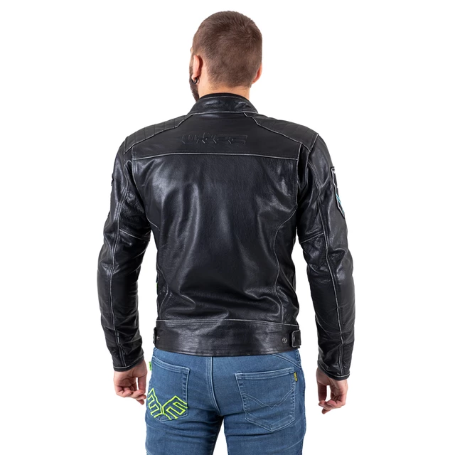 Leather Motorcycle Jacket W-TEC Losial - S