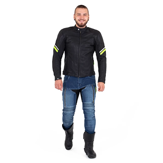 Leather Motorcycle Jacket W-TEC Montegi