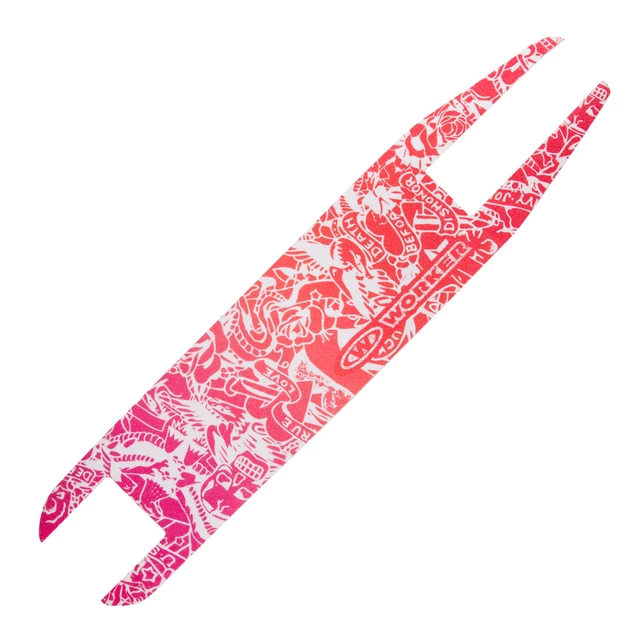 Protiskluzový grip WORKER Iridio - červeno-bílá