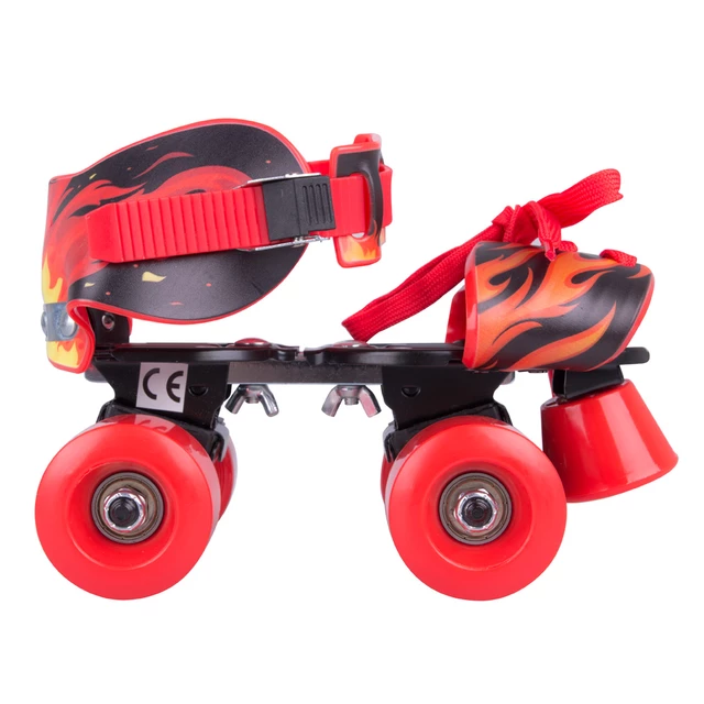 Adjustable Children's Roller Skates WORKER Garcetti - Rainbow - Fire