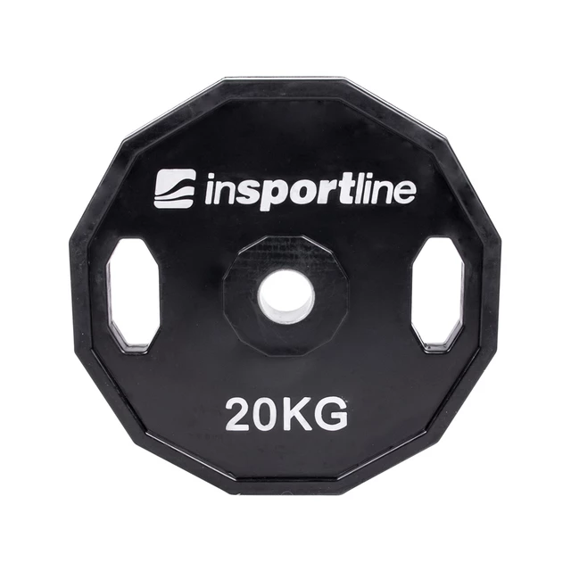 Olimpiai gumírozott súlyzótárcsa szett inSPORTline Ruberton 50mm 2x1,25-25 kg