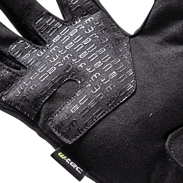 Motorcycle Gloves W-TEC Black Heart Piston Skull - Black, M