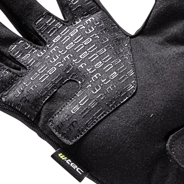 Motorcycle Gloves W-TEC Black Heart Web Skull - Black