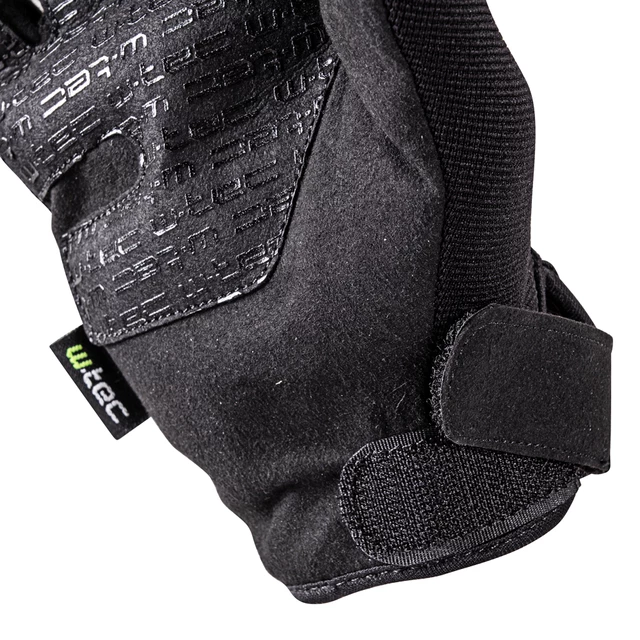 Motorcycle Gloves W-TEC Black Heart Piston Skull - Black, XL