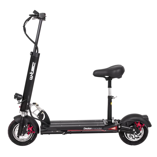 E-Scooter w/ Seat W-TEC Dealan 10" - Black