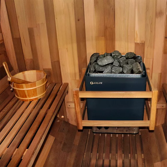 Barrel Sauna inSPORTline Viduor 400 – Cedar Wood