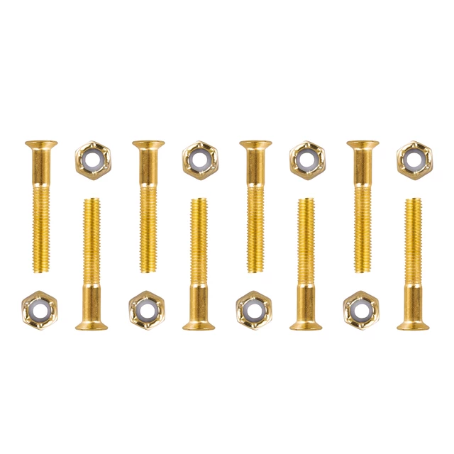 Mounting Screws WORKER 5x35mm - Black - Gold