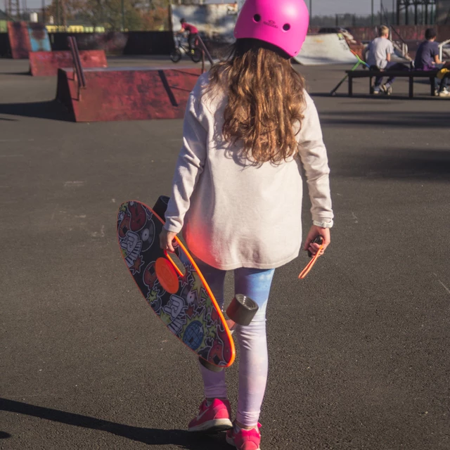 Elektrický longboard WORKER Smuthrider - čierno-oranžová