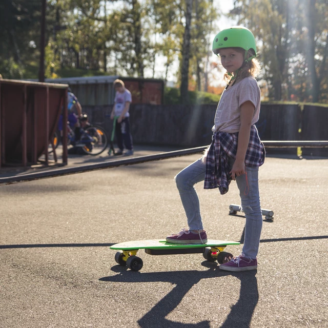 Elektrický longboard WORKER Smuthrider - žluto-zelená