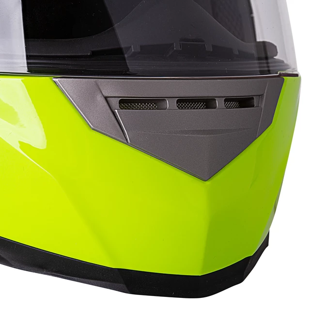 Integral Motorcycle Helmet W-TEC V158 - Fluo Yellow, M (57-58)