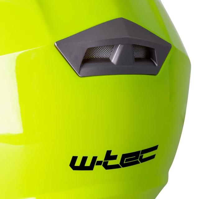 Integral Motorcycle Helmet W-TEC V158 - Fluo Yellow, M (57-58)