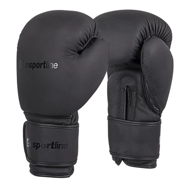 Boxing Gloves inSPORTline Kuero - 12 oz - Black