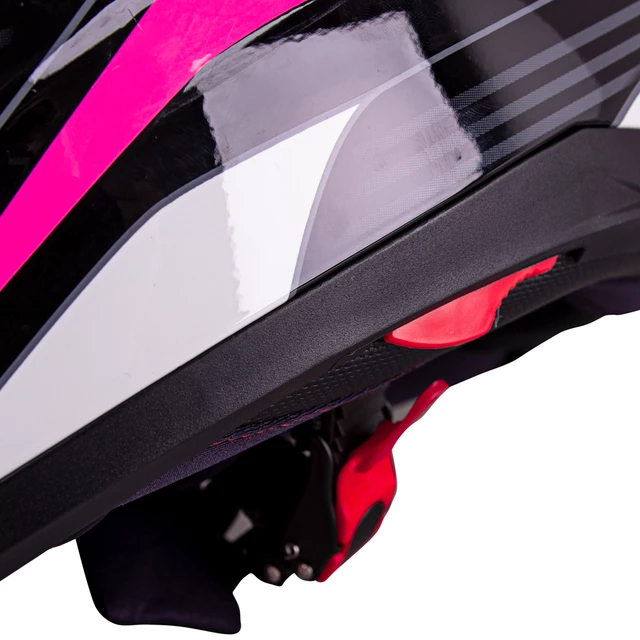 Motorcycle Helmet W-TEC FS-816 Black Fuchsia