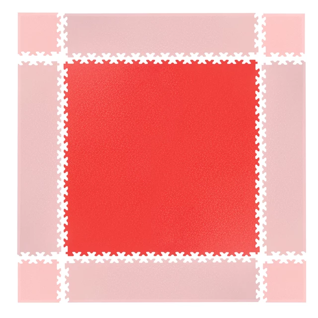 Puzzle Floor Mat inSPORTline Simple Red