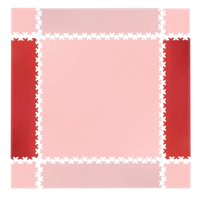 Ramp Pieces for Puzzle Mat inSPORTline Simple Red – 2 Pcs.