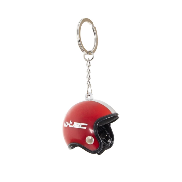 Helmet-Shaped Keychain W-TEC Clauer - Red - Red