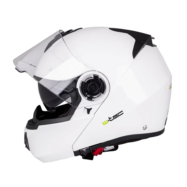 Flip-Up Motorcycle Helmet W-TEC Vexamo V270 PP - White