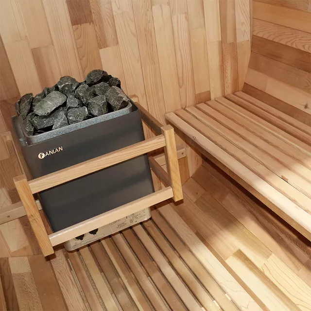 Finská sudová sauna inSPORTline Viduor 300 - cedrové dřevo