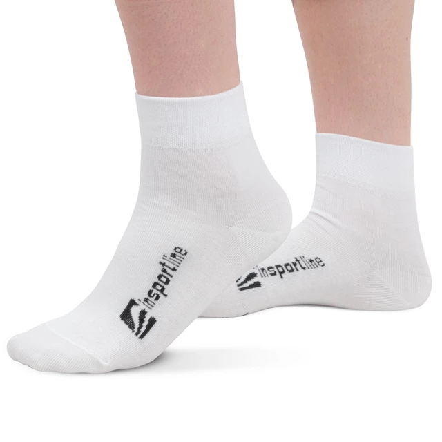 Mid-Length Bamboo Socks inSPORTline Bambuo Crew AG+ - Black