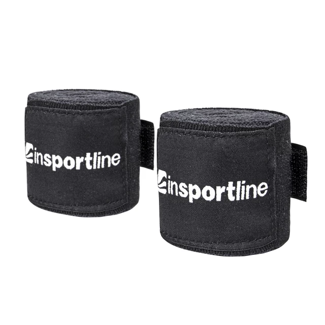 Boxing Hand Wraps inSPORTline Envolto 350 cm - Black - Black