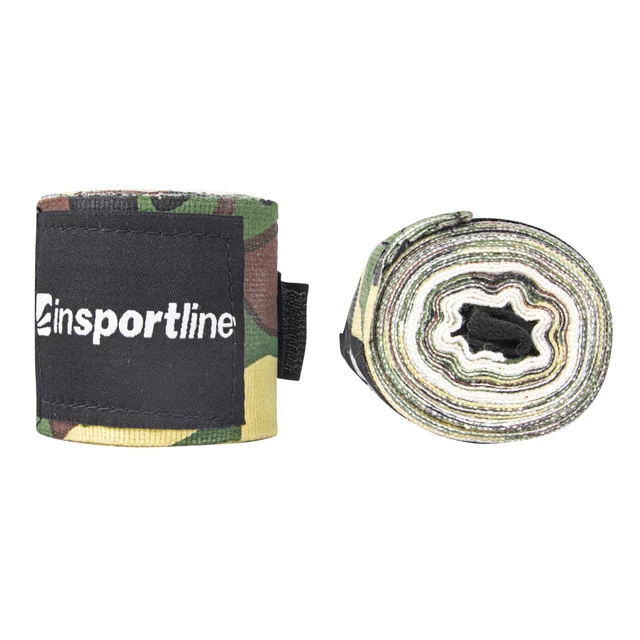 Boxerská bandáž inSPORTline Disfarko 350 cm - camo