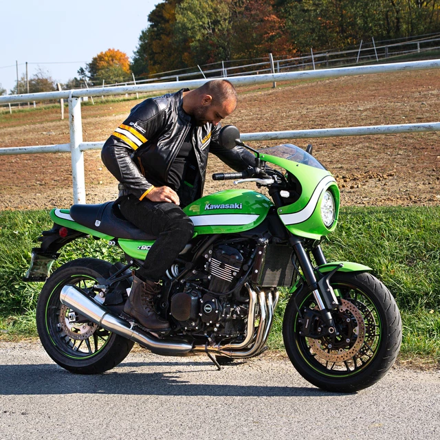 Kožená moto bunda W-TEC Brenerro - 2.akosť