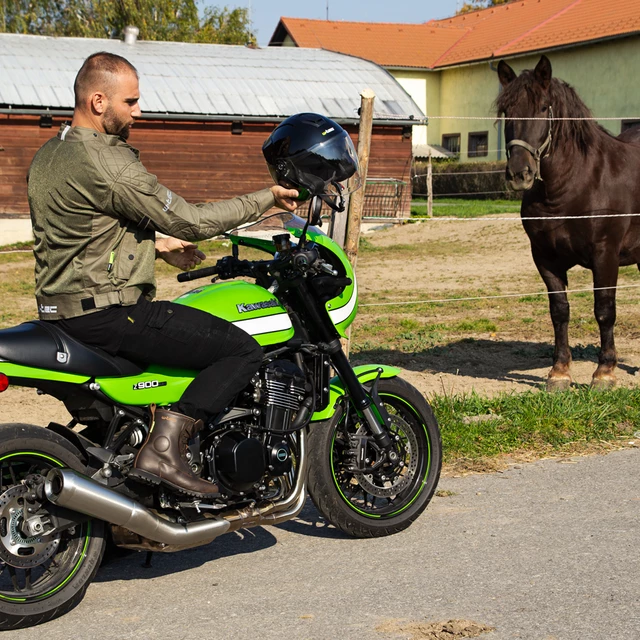 Pánské moto jeansy W-TEC Aredator - 2.jakost - černá, 44