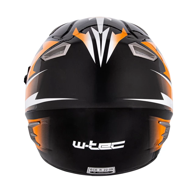 Motorcycle Helmet W-TEC Dualsport - Fluo Yellow-Blue