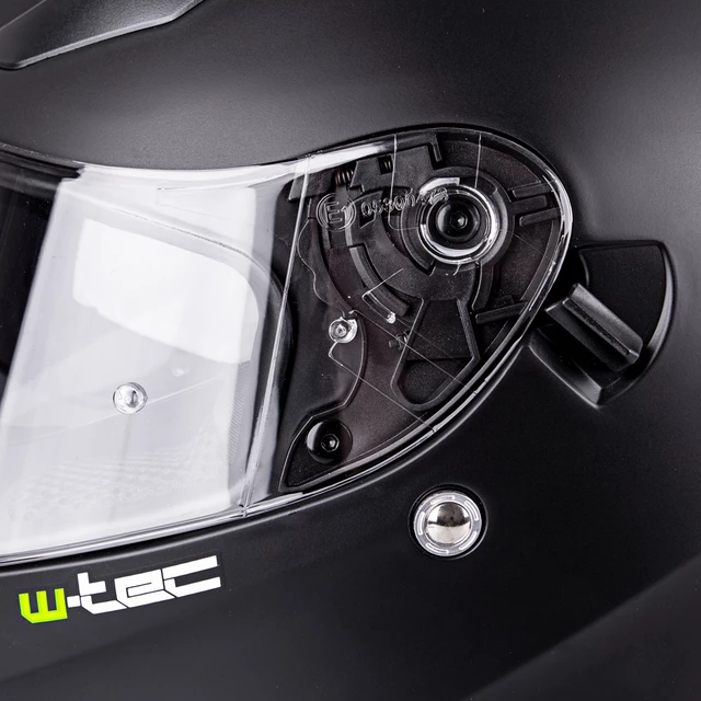 Integral Motorcycle Helmet W-TEC Vintegra Solid - Matte Black