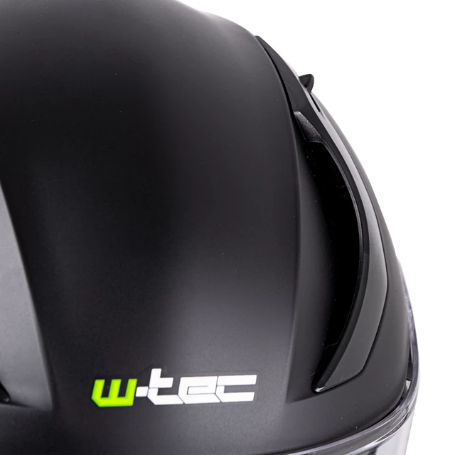 Integralna čelada W-TEC Vintegra Solid - črna-mat