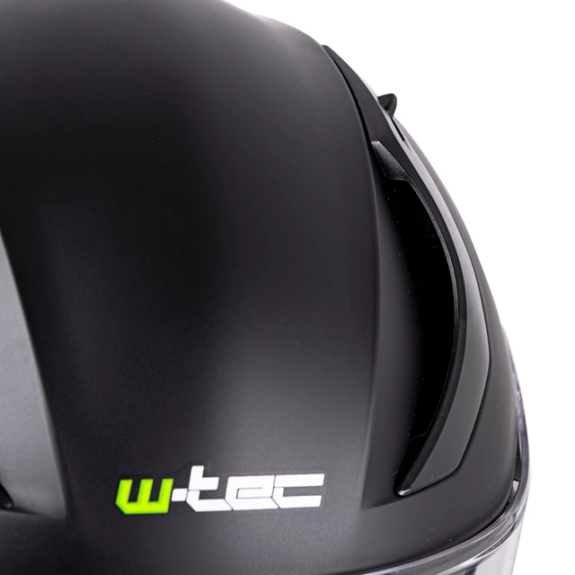 Integral Motorcycle Helmet W-TEC Vintegra Solid - Matte Black