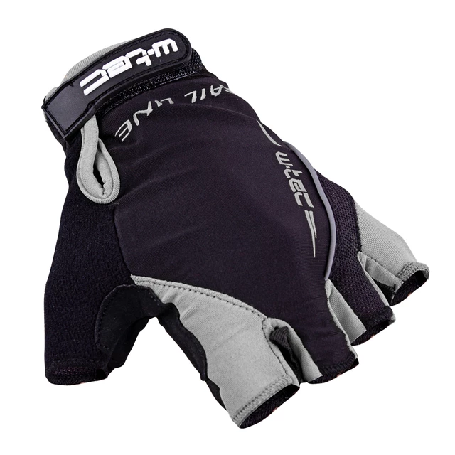 Cycling Gloves W-TEC Kauzality - Black-Grey - Black-Grey