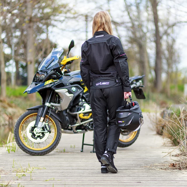 Women’s Motorcycle Pants W-TEC Propant Lady - Black-Pink